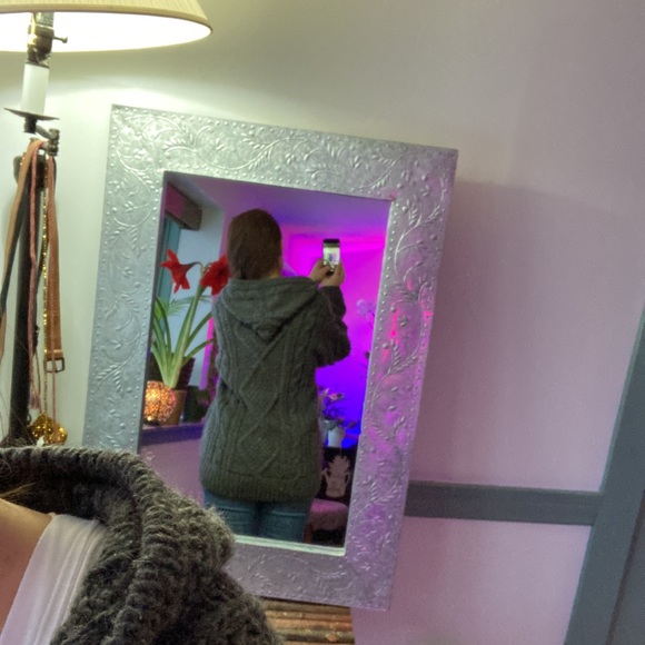 100% wool zip up  Hoodie cable knit - Picture 8 of 11